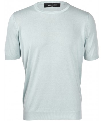 T-SHIRT IN MAGLIA IN SETA -...