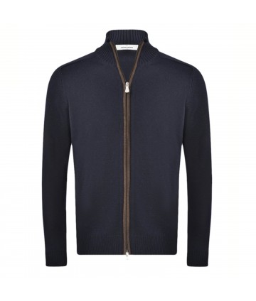 CARDIGAN ZIP CON TOPPE -...