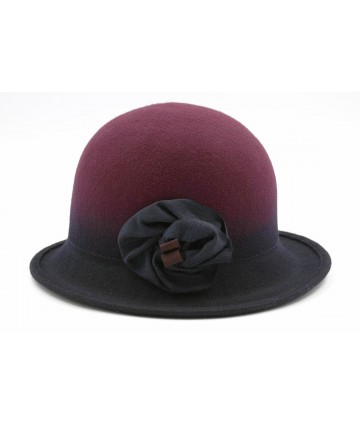 CLOCHE FELTRO LANA - MARONE